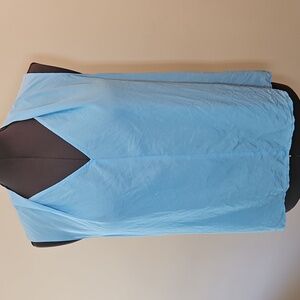 Antonio Melani Womens Sz. L Baby Blue Classic Sleeveless Top Tank Silk